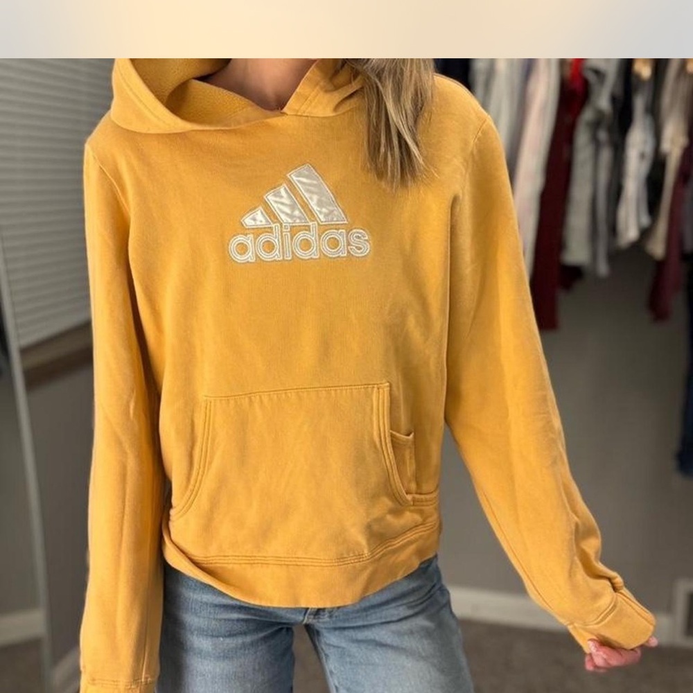 Adidas Mustard Yellow Hoodie